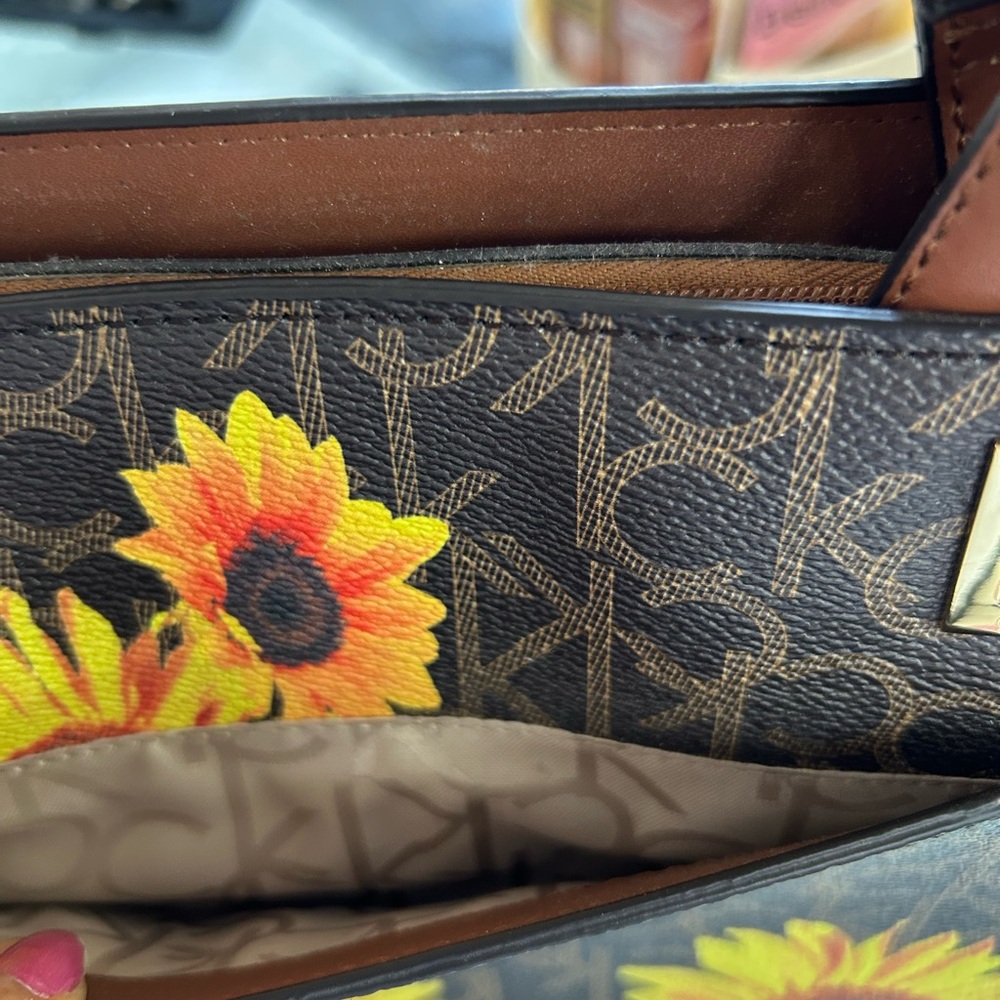 Calvin Klein Sunflower Brown Tote - Picture 8 of 9